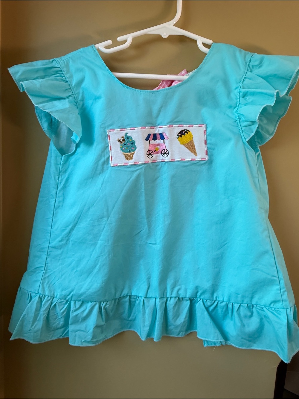Kids Ice Cream Summer Short Set 5T/6T